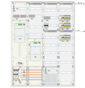Eaton 3-Punkt Zählerschrank (MK8) xEnergy Main Pre-Wire, 400