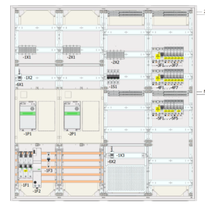 Eaton eHZ Zählerschrank MK8 Westnetz, 2 Zählerplätze, 400V/3