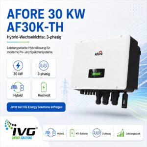 Afore 30kW Hybridwechselrichter 3Phasig Hochvolt AF30K-TH
