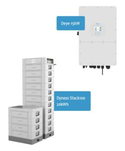 Bundle Deye 15kW + 20kWh Dyness