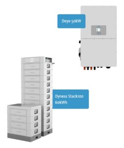 Bundle Deye 50kW + 60kWh Dyness