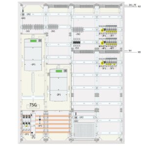 Eaton 3-Punkt Zählerschrank (MK8) xEnergy Main Pre-Wire, 400