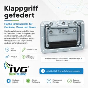 Versenkbarer Klappgriff für Pytes Batterien_GEBRAUCHT