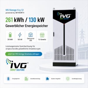 IVG Storage King S2 powered by SKYWORTH – 261 kWh / 130 kW G