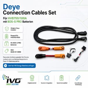 Deye Connection Cables Set für HVB750/100A mit BOS-G PRO