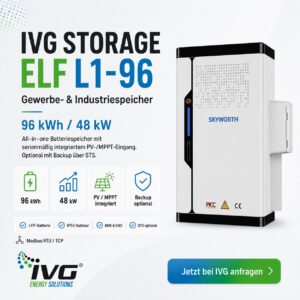 IVG Storage Elf L1-96, LFP-Gewerbespeicher, 96 kWh, 48 kW